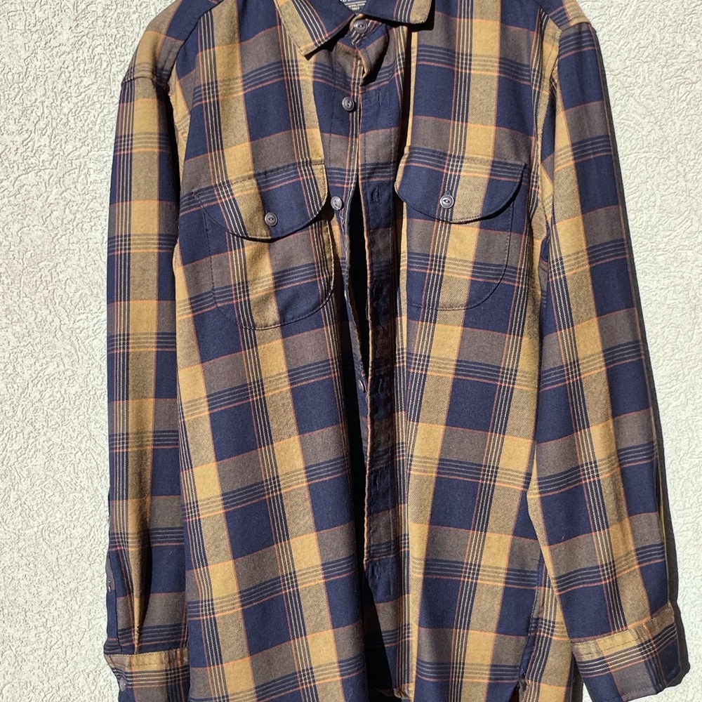Pendleton Plaid Shirt in Blue and Brown